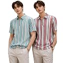 London Hills Mens Loose Fit Half Sleeve