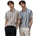 London Hills Mens Loose Fit Half Sleeve