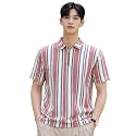 London Hills Mens Loose Fit Half Sleeve