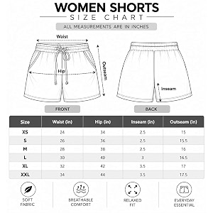 London Hills Shorts for Women Textured Waffle
