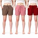 London Hills Shorts for Women Textured Waffle