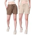 London Hills Shorts for Women Textured Waffle