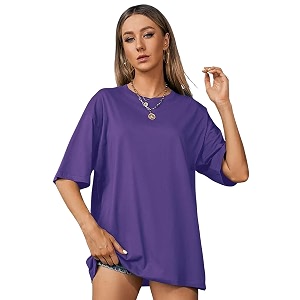 London Hills Womens Cotton Loose T-Shirt