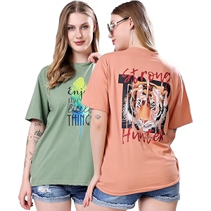 London Hills Womens Cotton Blend Oversized Fit