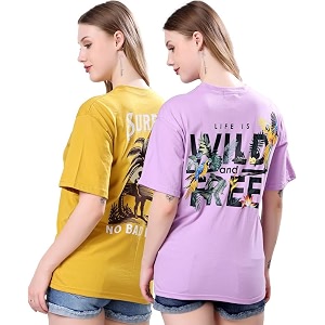 London Hills Womens Cotton Blend Oversized Fit