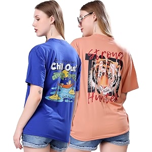London Hills Womens Cotton Blend Oversized Fit