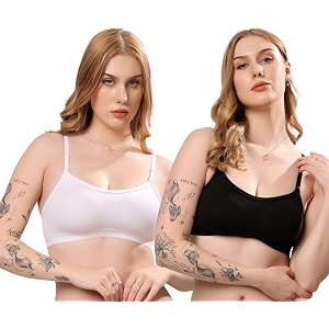 London Hills Womens Cotton Sports Bra for
