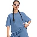 London Hills Women39s Cotton Loose T-Shirt
