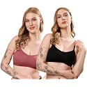 London Hills Women39s Cotton Sports Bra for