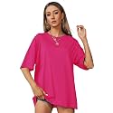 London Hills Women39s Cotton Loose T-Shirt