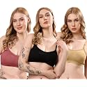 London Hills Women39s Cotton Sports Bra for