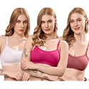 London Hills Women39s Cotton Sports Bra for