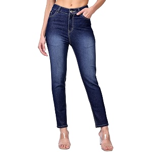 London Hills Womens Slim Fit Mid Rise