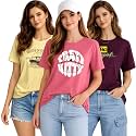 London Hills Women Cotton Printed T-Shirt Combo
