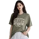 London Hills Womens Loose Fit Graphic Printed