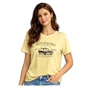 London Hills Womens Loose Fit Graphic Printed