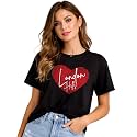 London Hills Womens Loose Fit Graphic Printed