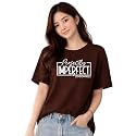 London Hills Womens Loose Fit Graphic Printed