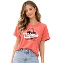London Hills Womens Loose Fit Graphic Printed