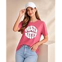 London Hills Womens Loose Fit Graphic Printed