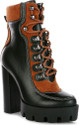 London Rag Black High Heel Lace Up Biker Boot Boots For Women (Black , 6)