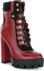 london rag burgundy high heel lace up biker boot boots for women burgundy 8
