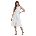 London Times Women's Dresses Inset Waist Midi Dress Career Office Occasion Guest of