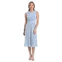 London Times Women's Dresses Inset Waist Midi Dress Career Office Occasion Guest of