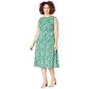 London Times Women's Dresses Inset Waist Midi Dress Career Office Occasion Guest of