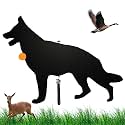 Lone Dog Decoy - Predator Decoys, Repellent for Geese, Deer - Goose Deterrent, Dog Decoy to Keep Away Pests - Predator Replica Visual Scare Device