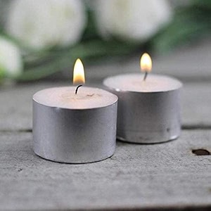 Long Burning Tealight Candles Smokeless Unscented Wax