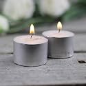 Long Burning Tealight Candles Smokeless Unscented Wax