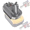 V6 Battery Adapter Replace for Dyson Compatible with Dewalt 20V& Milwaukee 18V Li-ion Battery, Use for Dyson V6 Series VacuumCleaners Animal Absolute