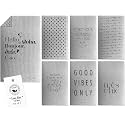 Long Gray 7‑Pack Swedish Dishcloths – Reusable,Cellulose Sponge Dish Cloths for Washing Dishes, Paper Towel Replacement, Plastic-Free Packaging, Super Absorbent