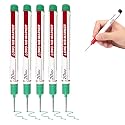 Long Head Deep Hole Marker, 2024 Upgrade Permanent Markers Carpenter Ink Marker Pens, Waterproof Colorful Carpenter Pen Construction Markers Marking Tool for Bathroom Woodworking (Green)