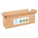 Long Moving &amp; Shipping Boxes 22 x 6 x 6 inches (5-Pack) - Extra Strength 200 lb vs Regular - Corrugated Heavy Duty Cardboard Boxes - Box for Packaging&amp;Delivering - Long Box by IDL Packaging