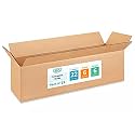 Long Moving &amp; Shipping Boxes 22"L x 6"W x 6"H (25-Pack) - Extra Strength 200 lb vs Regular - Corrugated Heavy Duty Packing Boxes - Heavy Duty Shipping Box - Long Cardboard Box by IDL Packaging