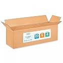 Long Shipping &amp; Moving Boxes 20"L x 6"W x 6"H (25-Pack) - Extra Strength 200 lb vs Regular - Corrugated Boxes for Packaging Moving - Packing Box for FEDEX - Cardboard Box by IDL Packaging