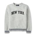 Long Sleeve Crew Neck Pullover Sweatshirt