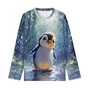 Long Sleeve Shirts for Girls Casual Crewneck Tops Fall Winter Outfits for 3-16 Years Old