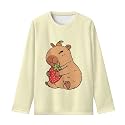 Long Sleeve Shirts for Girls Casual Crewneck Tops Fall Winter Outfits for 3-16 Years Old