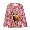 Long Sleeve Shirts for Girls Casual Crewneck Tops Fall Winter Outfits for 3-16 Years Old