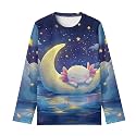 Long Sleeve Shirts for Girls Casual Crewneck Tops Fall Winter Outfits for 3-16 Years Old
