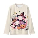 Long Sleeve Shirts for Girls Casual Crewneck Tops Fall Winter Outfits for 3-16 Years Old