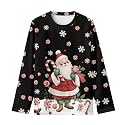 Long Sleeve Shirts for Girls Casual Crewneck Tops Fall Winter Outfits for 3-16 Years Old