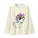 Long Sleeve Shirts for Girls Casual Crewneck Tops Fall Winter Outfits for 3-16 Years Old