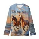 Long Sleeve Shirts for Girls Casual Crewneck Tops Fall Winter Outfits for 3-16 Years Old