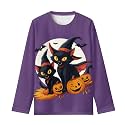 Long Sleeve Shirts for Girls Casual Crewneck Tops Fall Winter Outfits for 3-16 Years Old