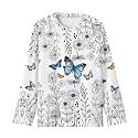 Long Sleeve Shirts for Girls Winter Tops 3-16t Cartoon T Shirts for Fall Clothes