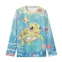 Long Sleeve Shirts for Girls Winter Tops 3-16t Cartoon T Shirts for Fall Clothes